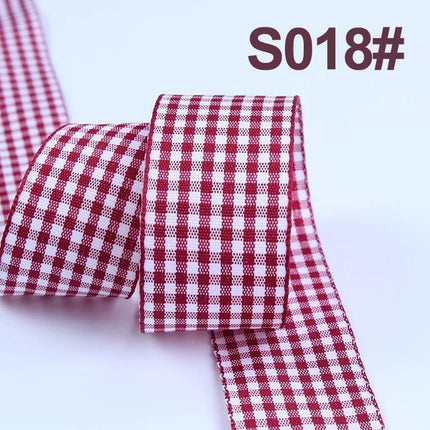 Sophisticated Plaid Grosgrain Ribbon Set for Elegant Gift Wrapping - Très Elite