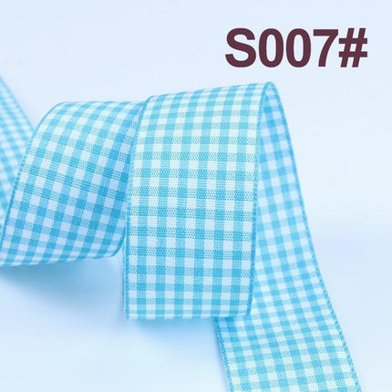 Sophisticated Plaid Grosgrain Ribbon Set for Elegant Gift Wrapping - Très Elite