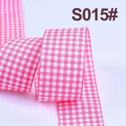 Sophisticated Plaid Grosgrain Ribbon Set for Elegant Gift Wrapping - Très Elite