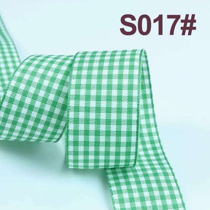 Sophisticated Plaid Grosgrain Ribbon Set for Elegant Gift Wrapping - Très Elite