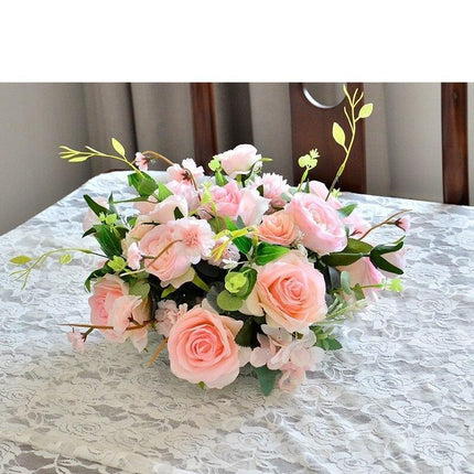 Sophisticated Round Floral Arrangement for Celebratory Events
