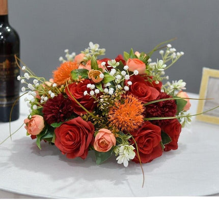 Sophisticated Round Floral Arrangement for Celebratory Events