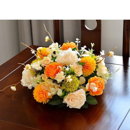 Sophisticated Round Floral Arrangement for Celebratory Events