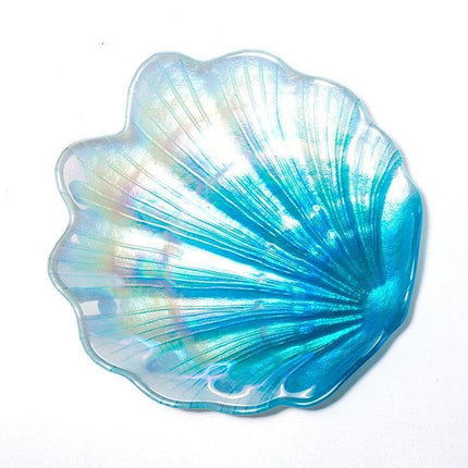 Sophisticated Seashell Glass Plate Set: Transform Your Dining Experience with European Elegance - Très Elite
