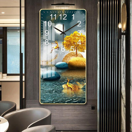 Sophisticated Silent Quartz Wall Clock - Elevate Your Space - Très Elite