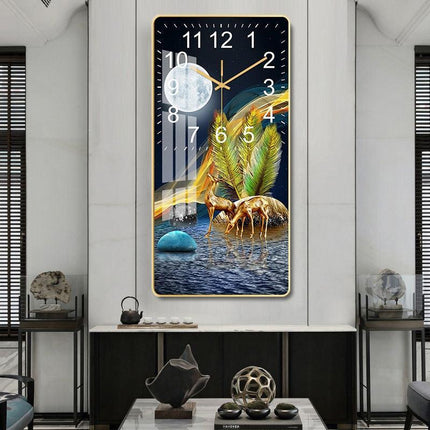 Sophisticated Silent Quartz Wall Clock - Elevate Your Space - Très Elite