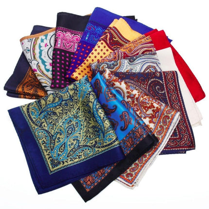 Sophisticated Silk Pocket Square Set in a Luxurious Gift Box - Très Elite