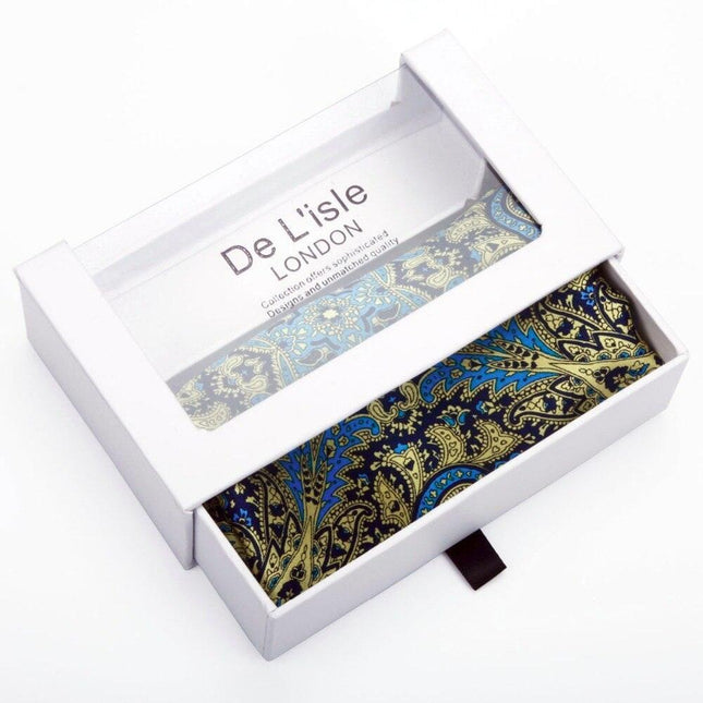Sophisticated Silk Pocket Square Set in a Luxurious Gift Box - Très Elite