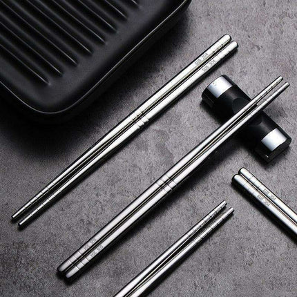 Sophisticated Stainless Steel Chopstick Collection: Enhance Your Dining Experience