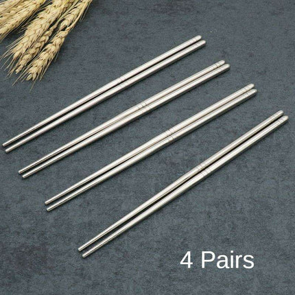 Sophisticated Stainless Steel Chopstick Collection: Enhance Your Dining Experience