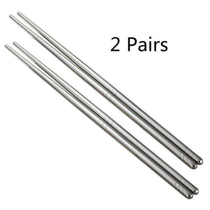 Sophisticated Stainless Steel Chopstick Collection: Enhance Your Dining Experience
