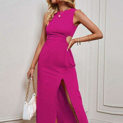 Sophisticated Vibrant High-Waisted Slit Skirt: Elevate Your Fashion Game - Très Elite