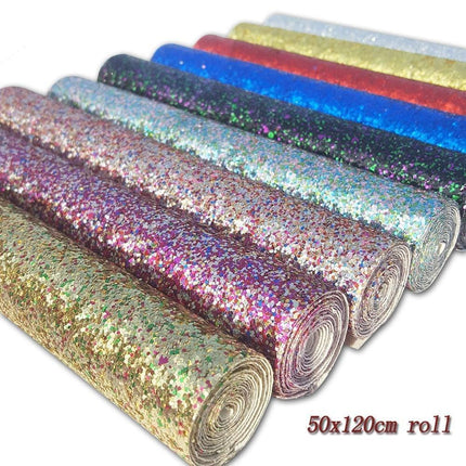 Sparkle & Shine: Luxurious Faux Leather Roll for Creative Crafting - Très Elite