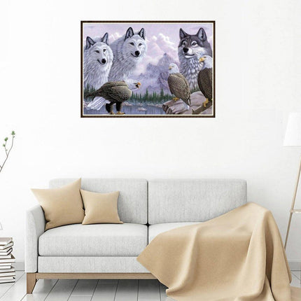 Sparkling Animal and Landscape DIY Diamond Art Kit for Home Decor - Très Elite