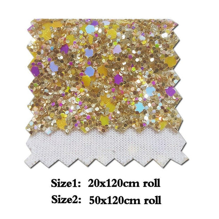 Sparkling Chunky Glitter Fabric Roll - Create a Crafting Fantasy - Très Elite