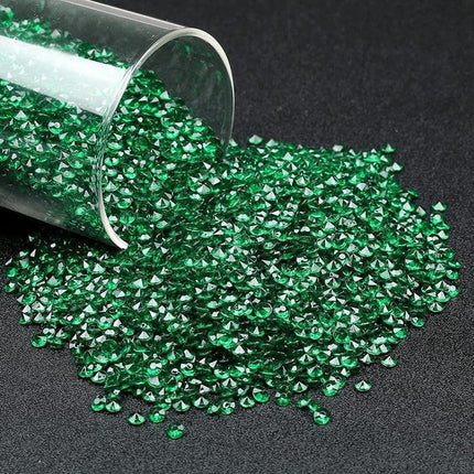 Sparkling Clear Acrylic Crystal Gemstones - 2000-Piece Set for Elegant Event Decoration - Très Elite