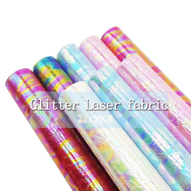 Sparkling Eco-Friendly Faux Leather Craft Kit - Customizable and Colorful Accents