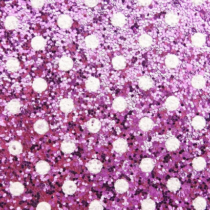 Sparkling Polka Dot Faux Leather Craft Sheets - Glamorous Creative Essentials - Très Elite