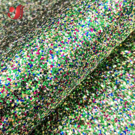 Sparkling Rainbow Luxury Vinyl Leather Fabric - Essential for Creative Crafters - Très Elite