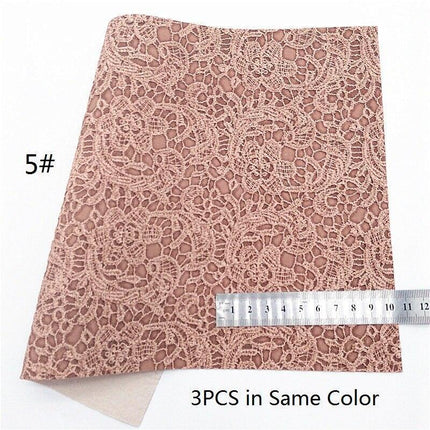 Sparkling Rose Gold Glitter Leather Crafting Sheet - Transform Your DIY Projects with Elegance - Très Elite