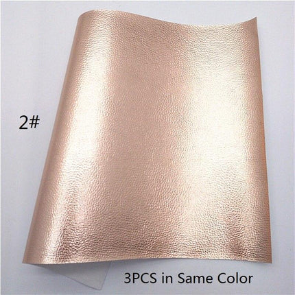 Sparkling Rose Gold Glitter Leather Crafting Sheet - Transform Your DIY Projects with Elegance - Très Elite
