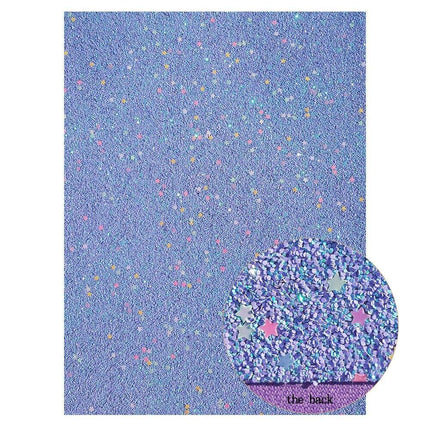 Sparkling Violet Faux Leather Fabric - A Must-Have for Dazzling DIY Projects