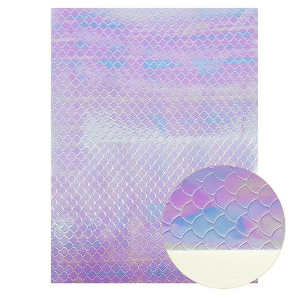 Sparkling Violet Faux Leather Fabric - A Must-Have for Dazzling DIY Projects