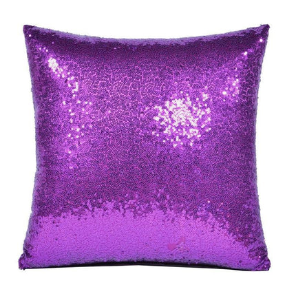 Sparkling Yellow Sequin Cushion Cover - Très Elite