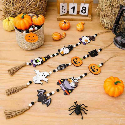 Spooky Haunted House Trio Hanging Ornaments for Halloween Decor - Très Elite