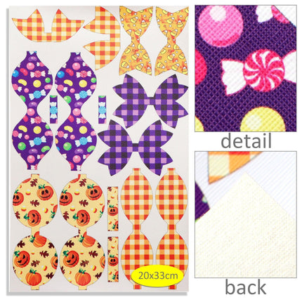 Spooky Season Cartoon Leather DIY Craft Kit: Creative Project Bundle..