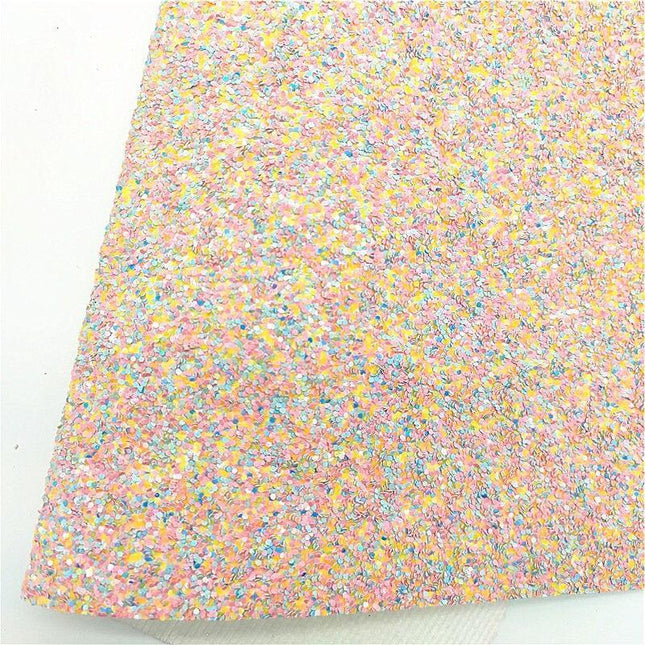 Springtime Bunny & Floral Faux Leather Crafting Set - Bright Prints for Creative DIY Projects