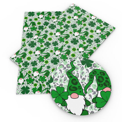 St. Patrick's Day Faux Leather Crafting Sheet - Creative Hair Bow Kit - Très Elite