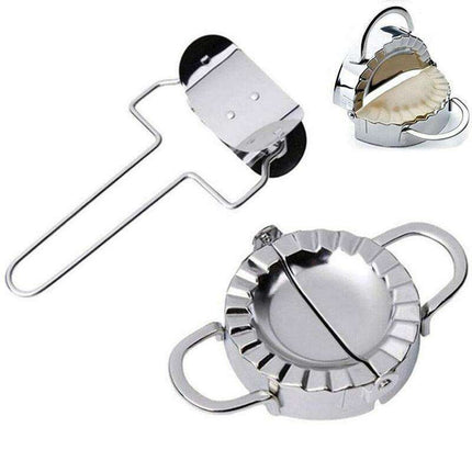 Stainless Steel Dumpling & Pie Maker Kit with Essential Baking Tools - Très Elite