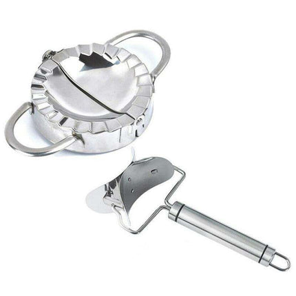 Stainless Steel Dumpling & Pie Maker Kit with Essential Baking Tools - Très Elite
