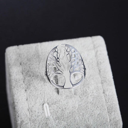 Sterling Silver Tree Rings - Luxurious Unisex Elegance for Every Occasion