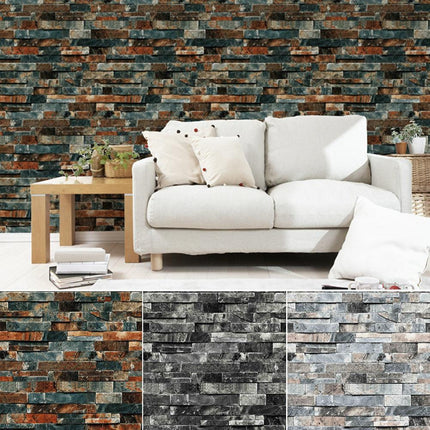 Stylish 3D Brick Effect Wall Sticker - Transform Your Space Instantly..