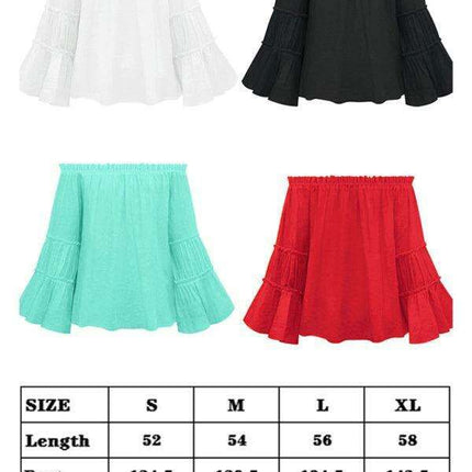 Stylish Asymmetrical Top with Trendy Flare Sleeves - Très Elite