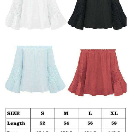 Stylish Asymmetrical Top with Trendy Flare Sleeves - Très Elite