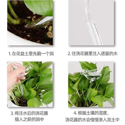Stylish Automatic Drip Irrigation System for Indoor Plants with Transparent Water Monitoring - Très Elite