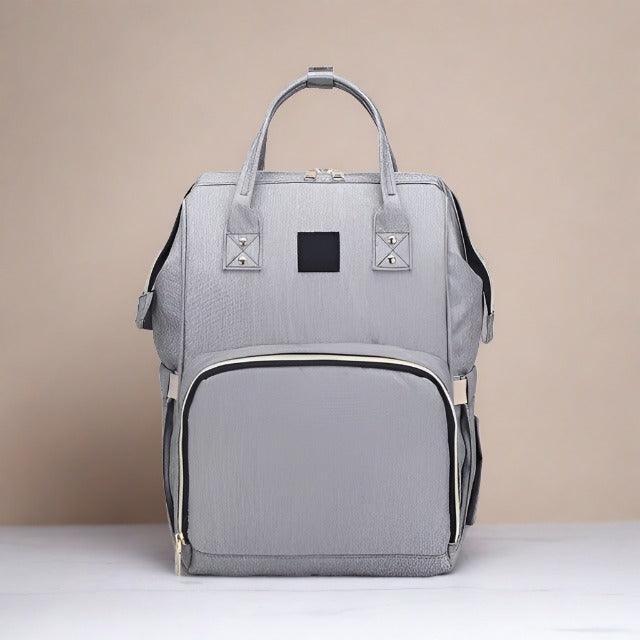 Stylish Canvas Diaper Backpack: Chic and Versatile Bag for Active Moms
