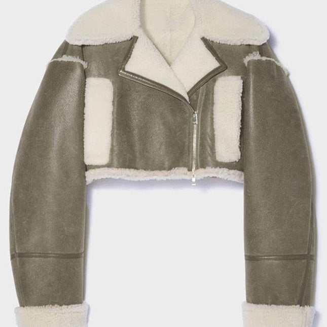 Stylish Colorblock Patchwork Blazer for Effortless Autumn Chic