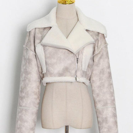 Stylish Colorblock Patchwork Blazer for Effortless Autumn Chic - Très Elite