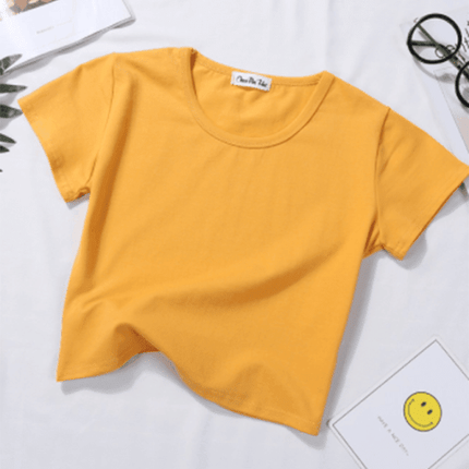 Stylish Cotton Blend Women's Summer Tee with Trendy Design