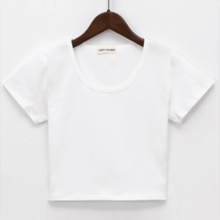 Stylish Cotton Blend Women's Summer Tee with Trendy Design