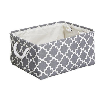 Stylish Cotton Handled Storage Basket for Toys, Towels, and Clothing - Très Elite