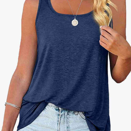 Stylish Curved Hem Square Neck Tank: Your Go-To Wardrobe Essential