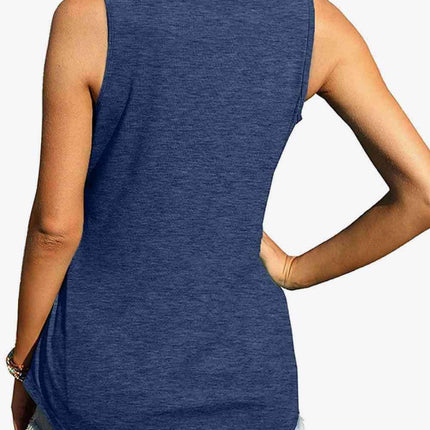Stylish Curved Hem Square Neck Tank: Your Go-To Wardrobe Essential