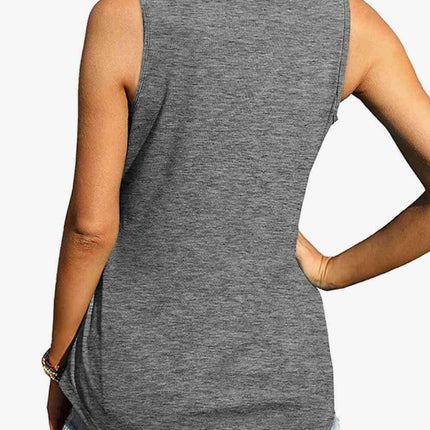 Stylish Curved Hem Square Neck Tank: Your Go-To Wardrobe Essential