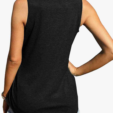 Stylish Curved Hem Square Neck Tank: Your Go-To Wardrobe Essential