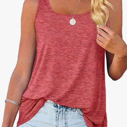 Stylish Curved Hem Square Neck Tank: Your Go-To Wardrobe Essential